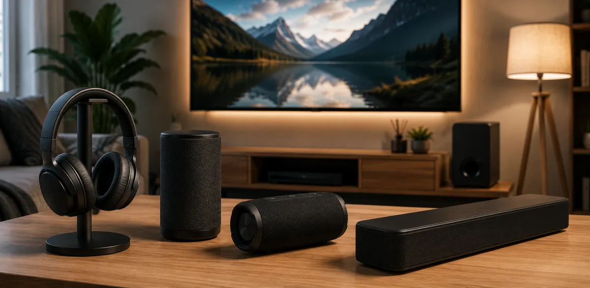 Sunet bun acasă: căști, boxe și soundbar-uri explicate simplu